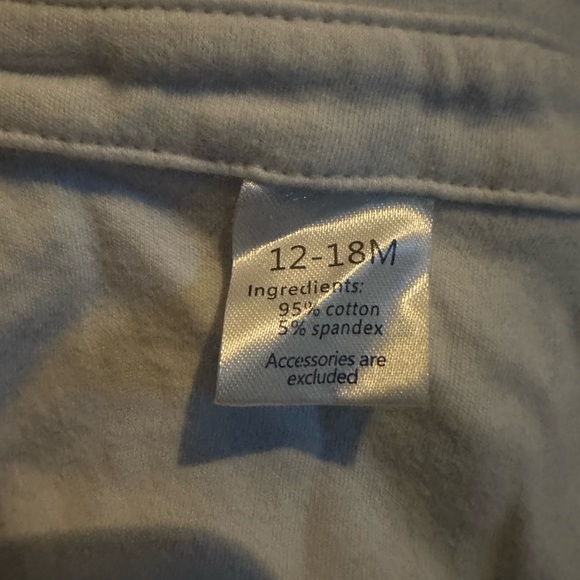 HOSUKKO Baby Boy Suit, One-Piece Romper & Vest & Beret & Bowtie Size 12 to 18 - Picture 4 of 4